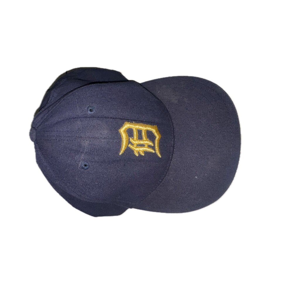 Detroit Tigers Cap Hat Navy Old English D MLB Baseball